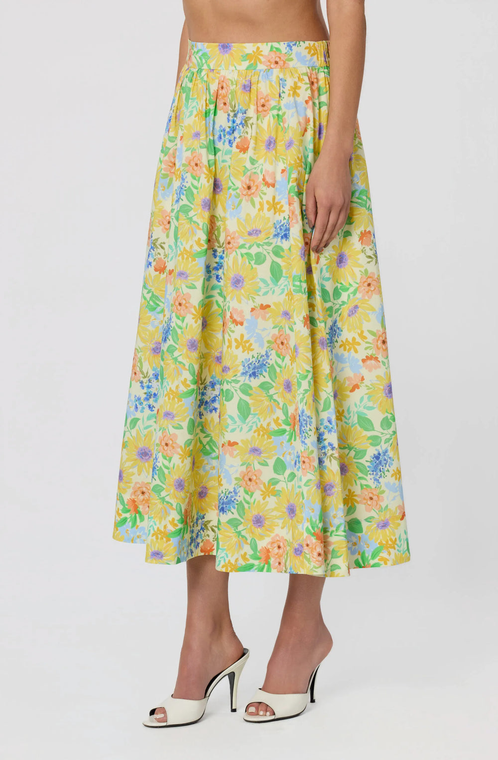 Yellow multi floral