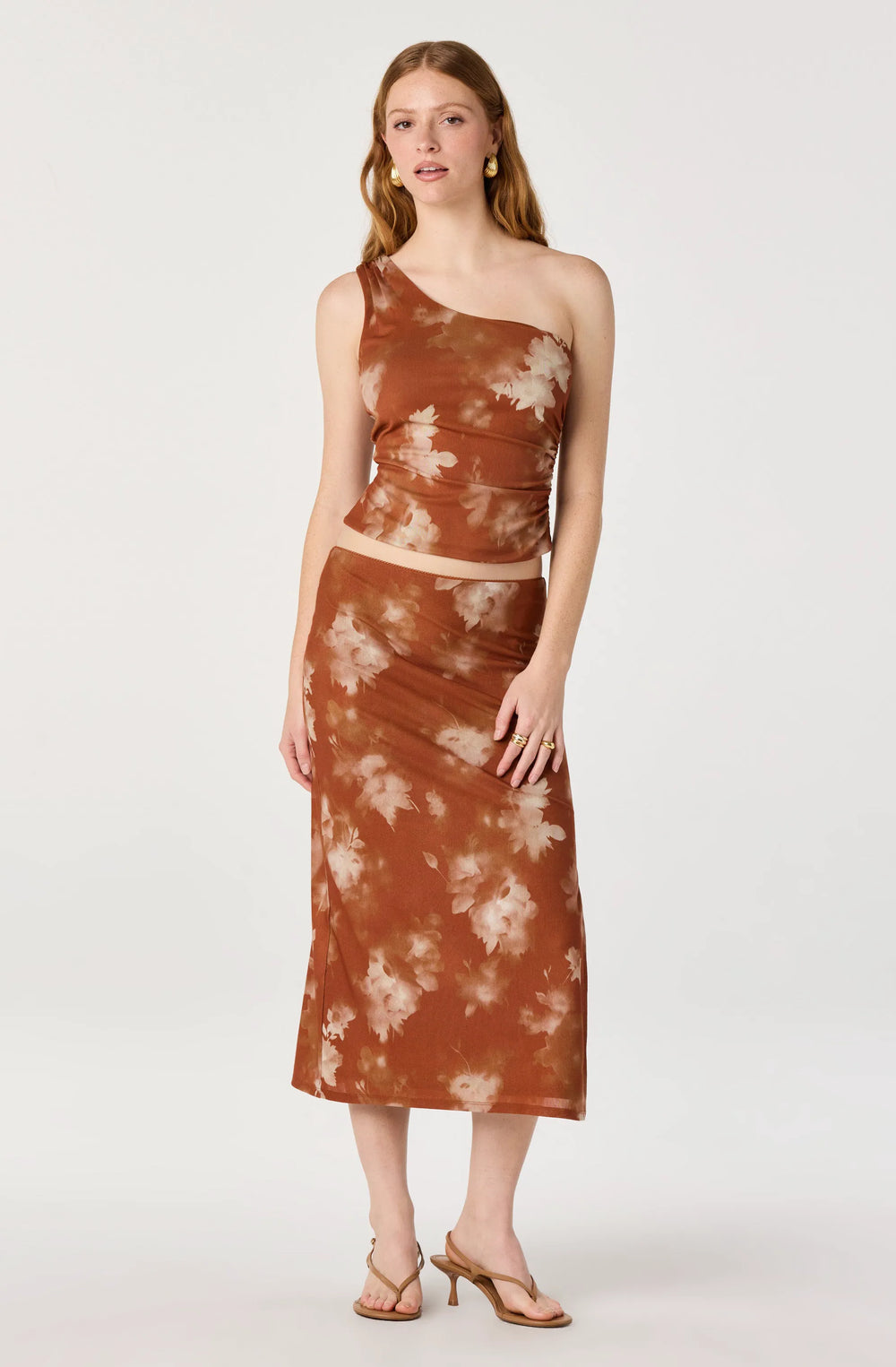 Brown floral