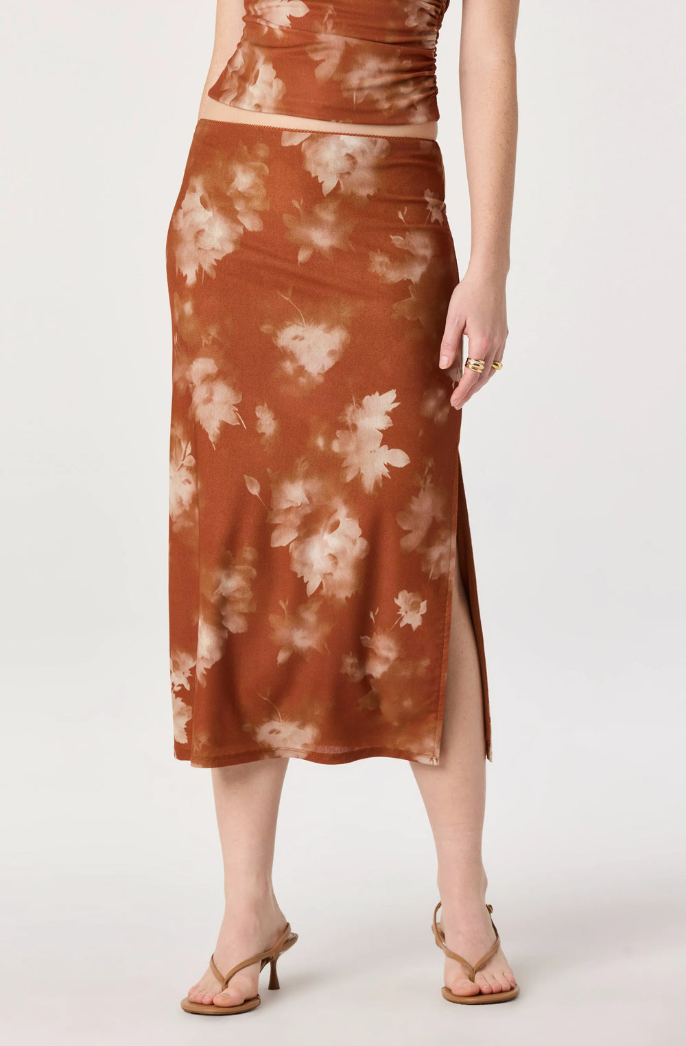 Brown floral