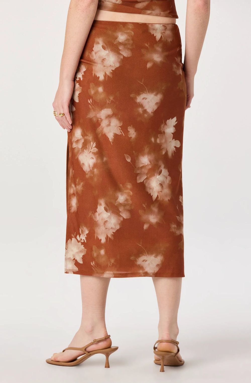 Brown floral