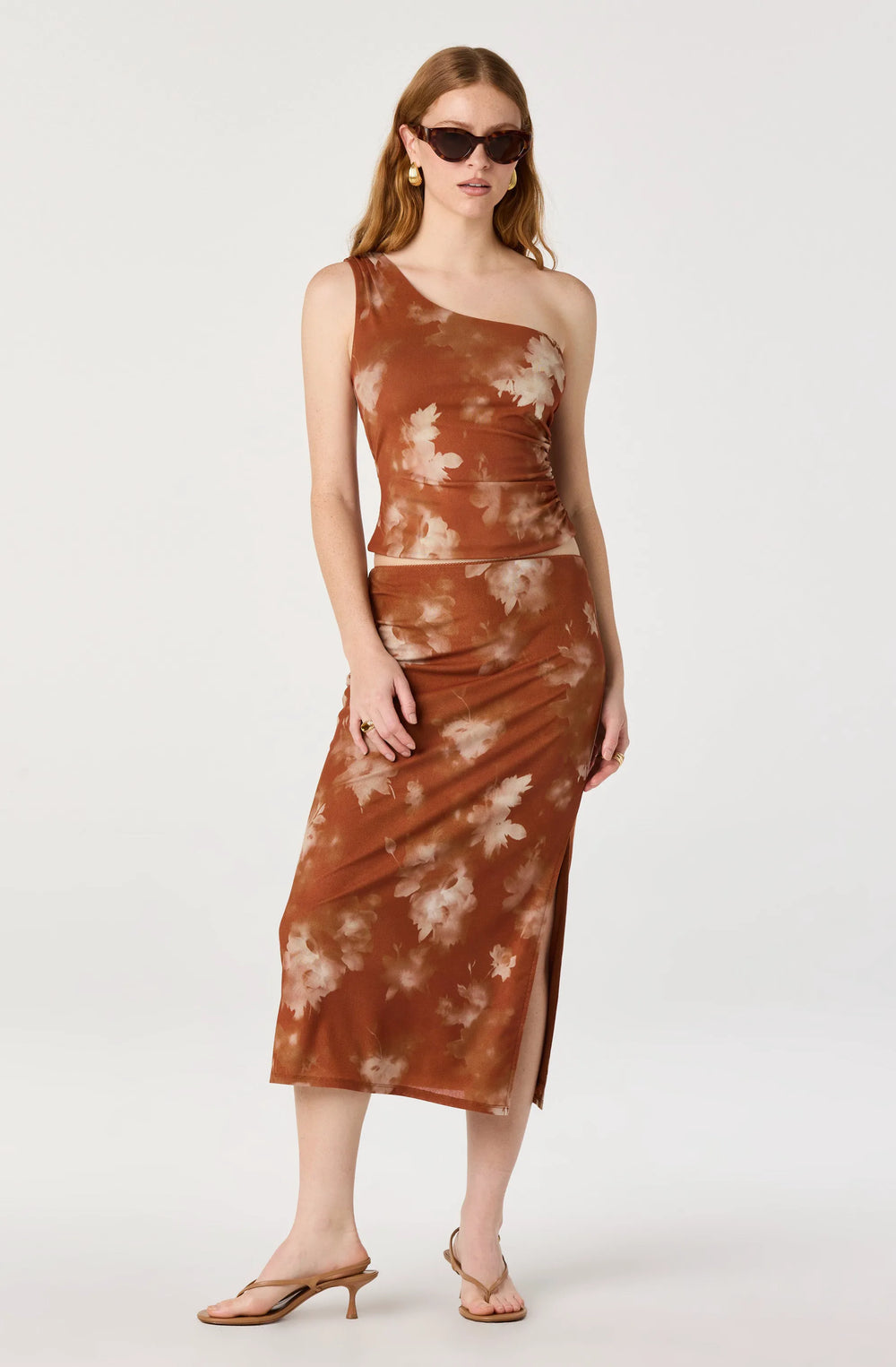 Brown floral
