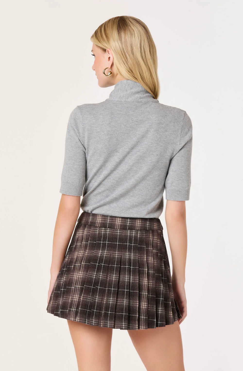 Taupe plaid