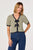 Navy yellow chevron