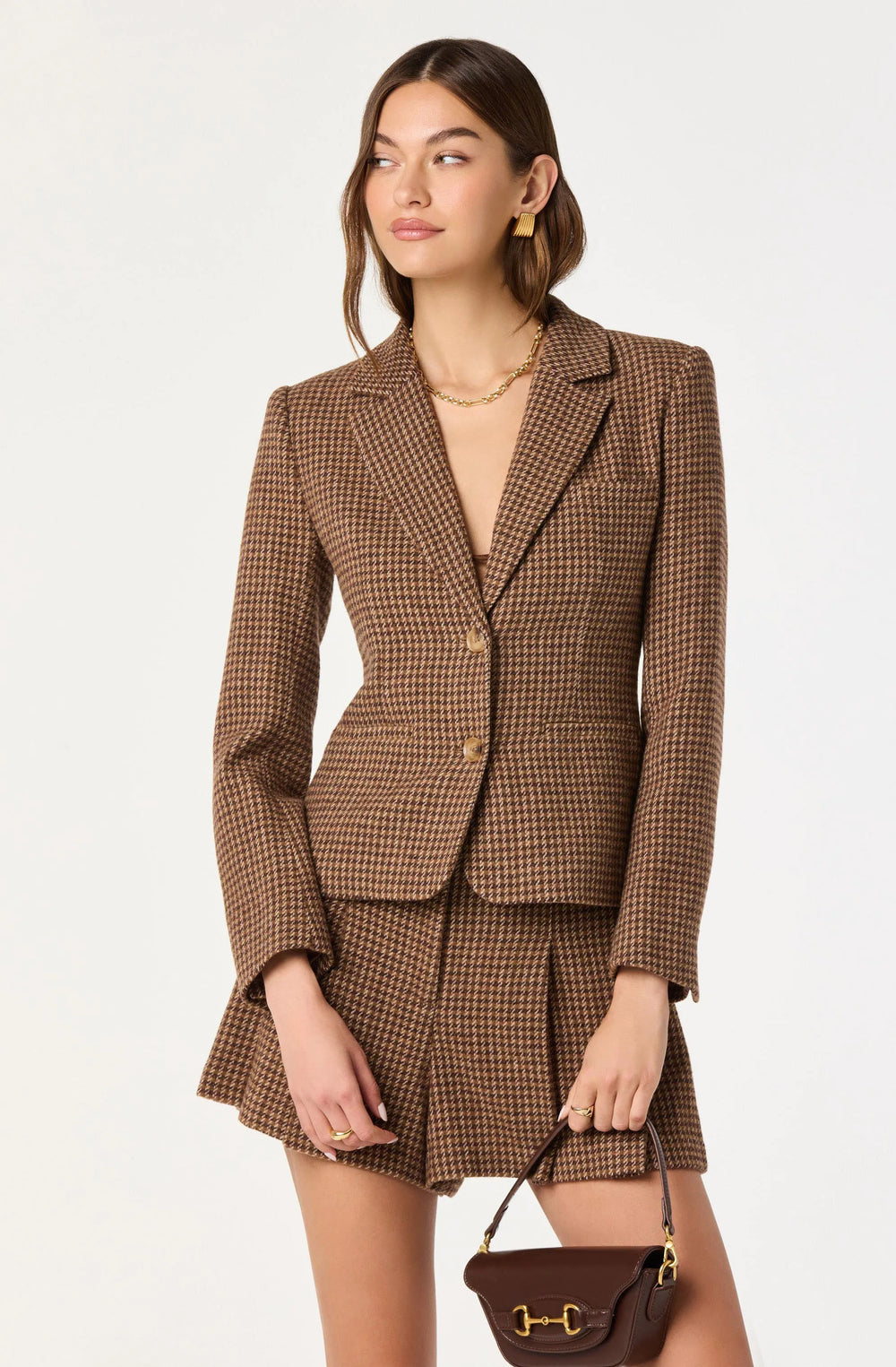 Brown plaid
