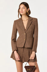 Brown plaid