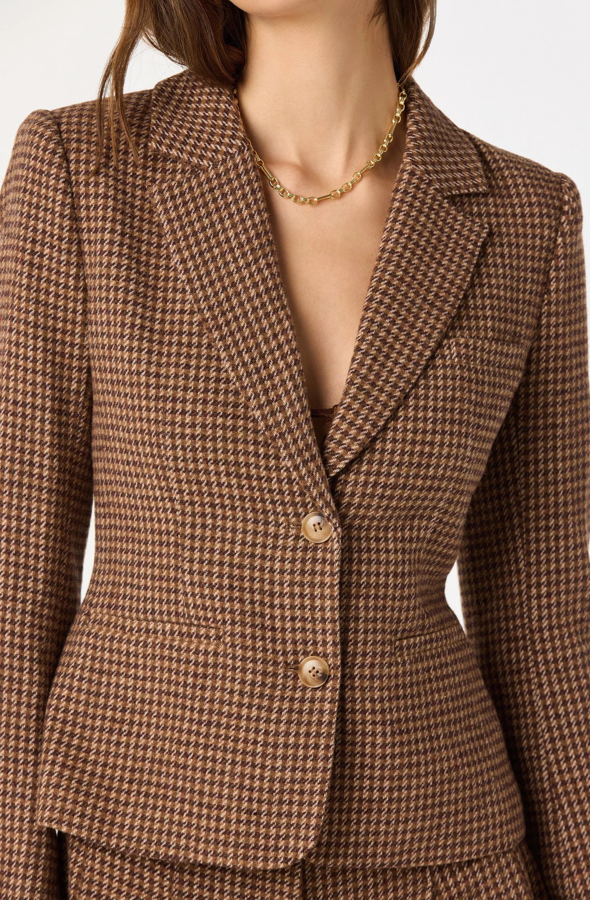 Brown plaid