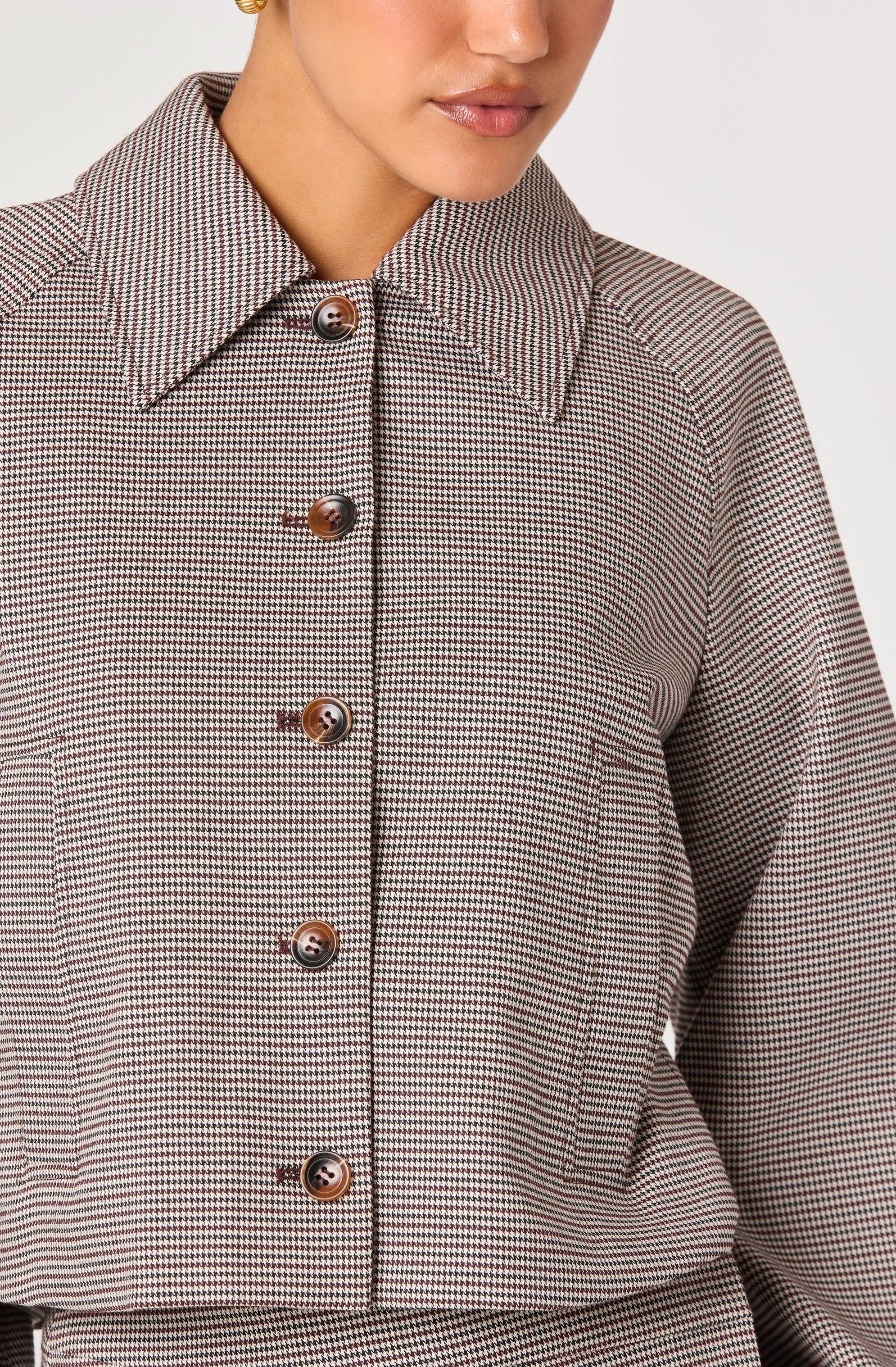 Black houndstooth