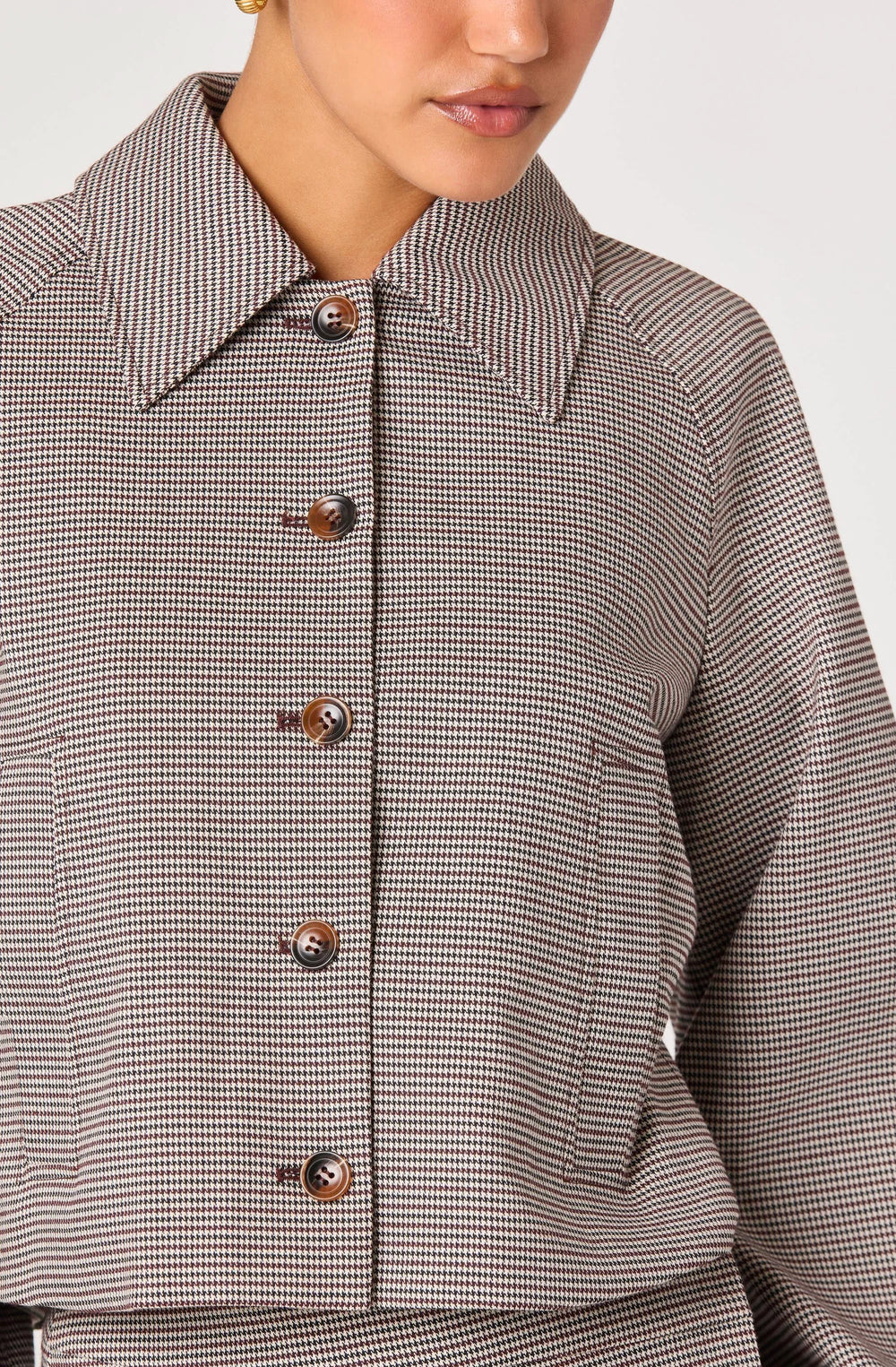 Black houndstooth