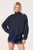Navy cream dot