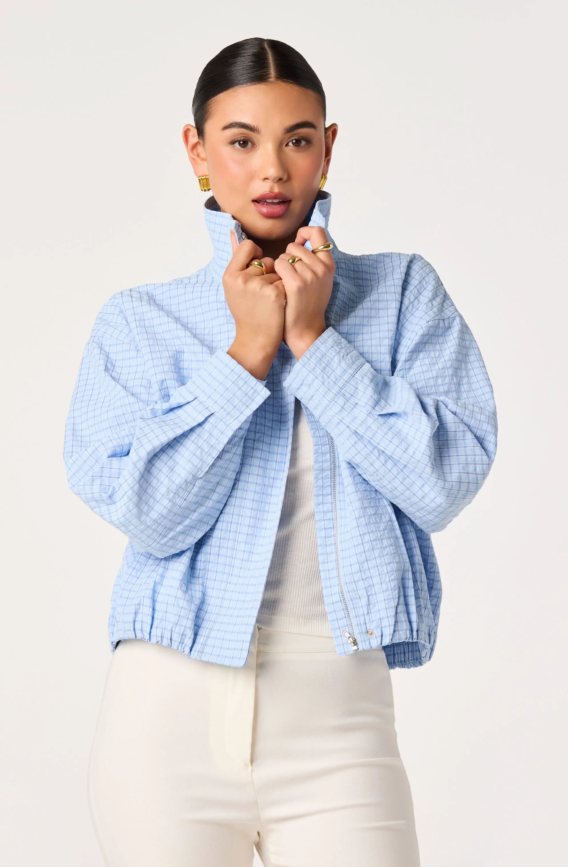 Blue plaid