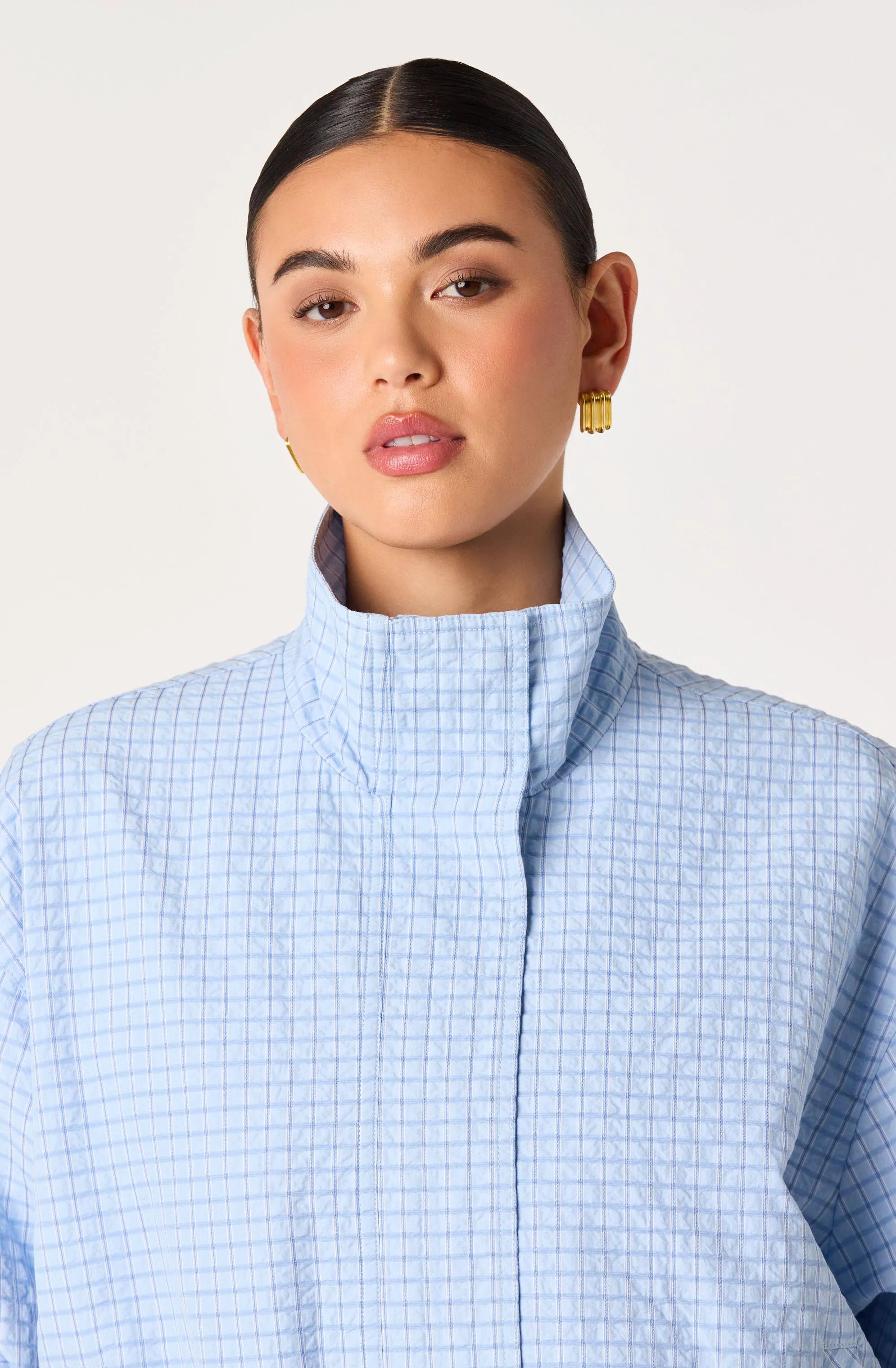 Blue plaid