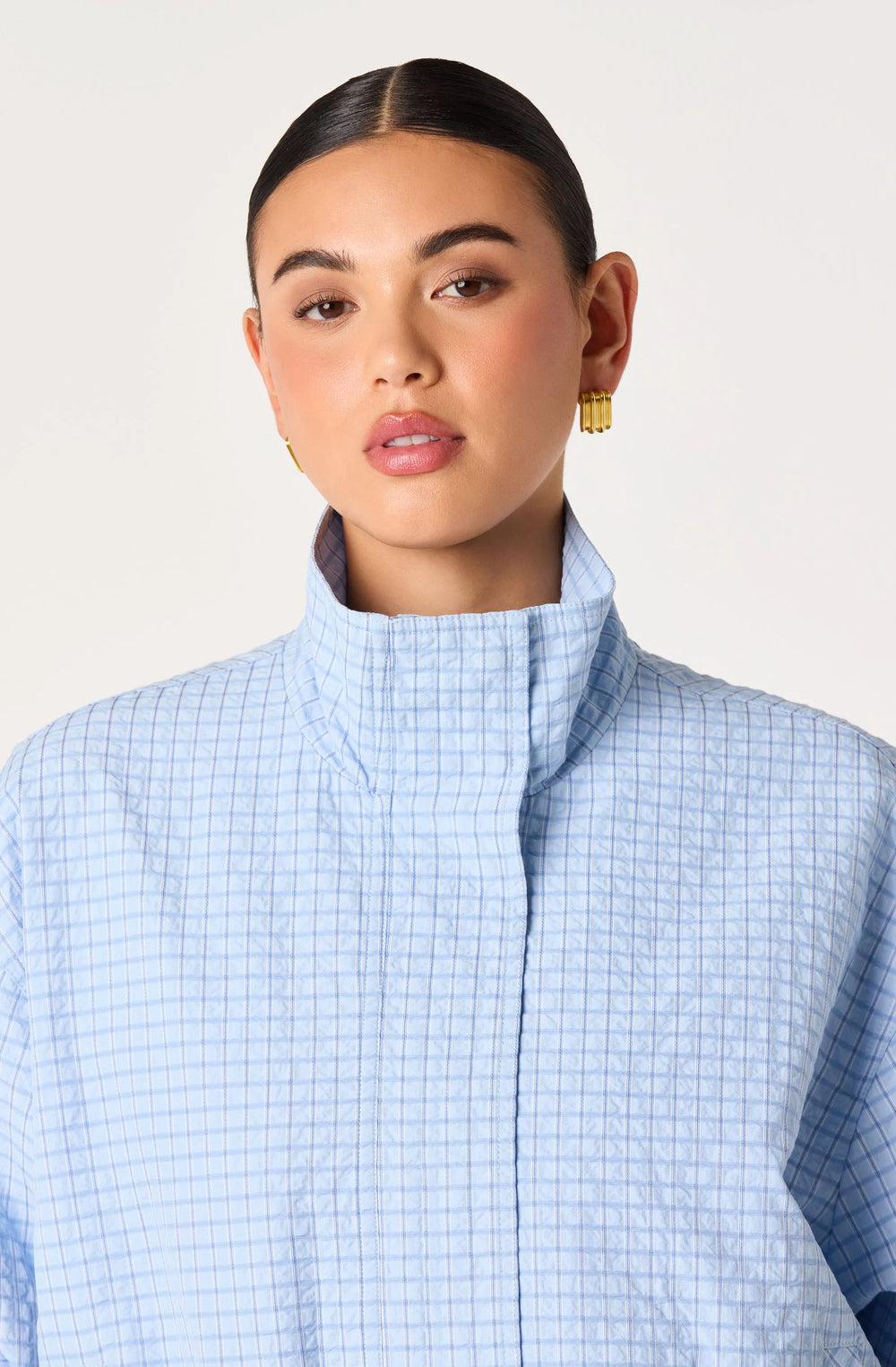 Blue plaid