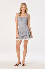 Blue gingham