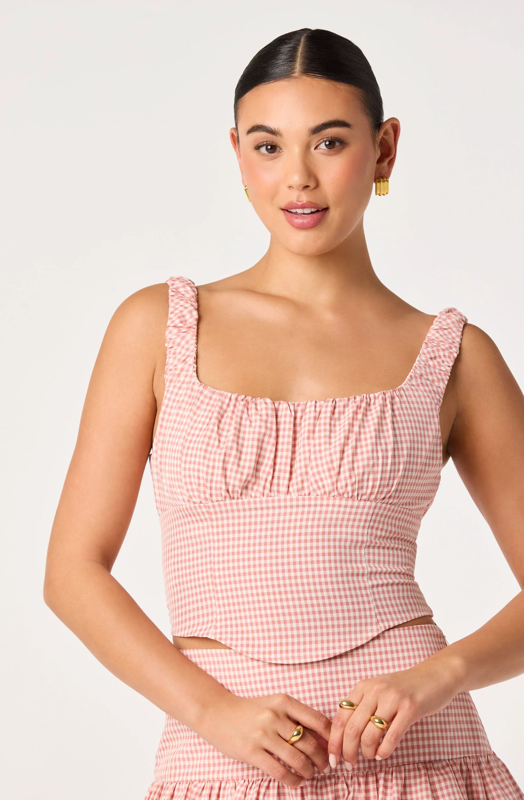 Pink gingham