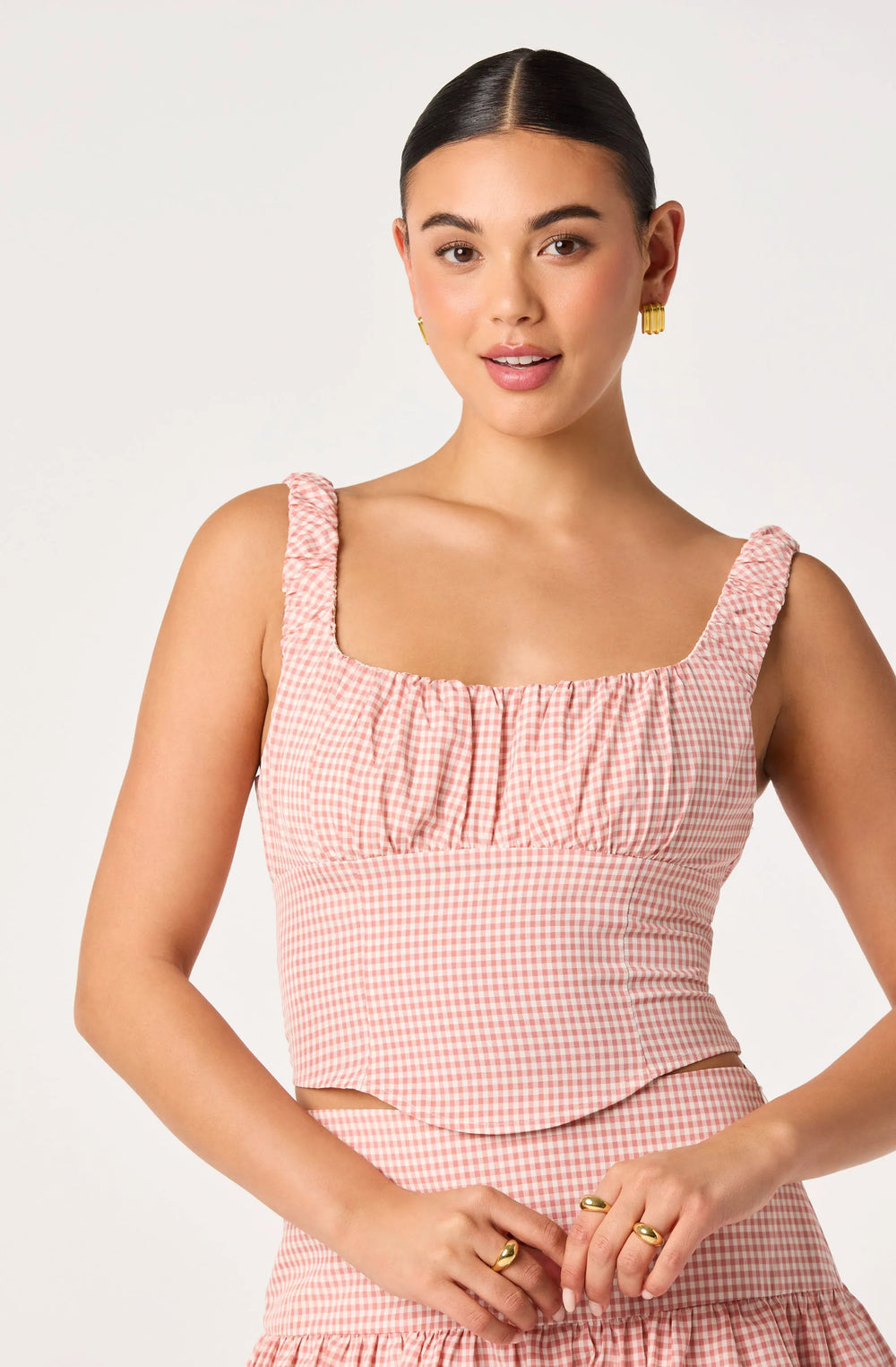 Pink gingham