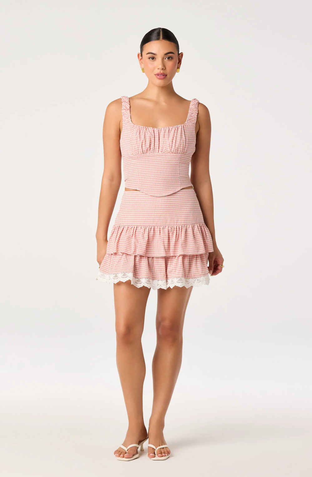 Pink gingham
