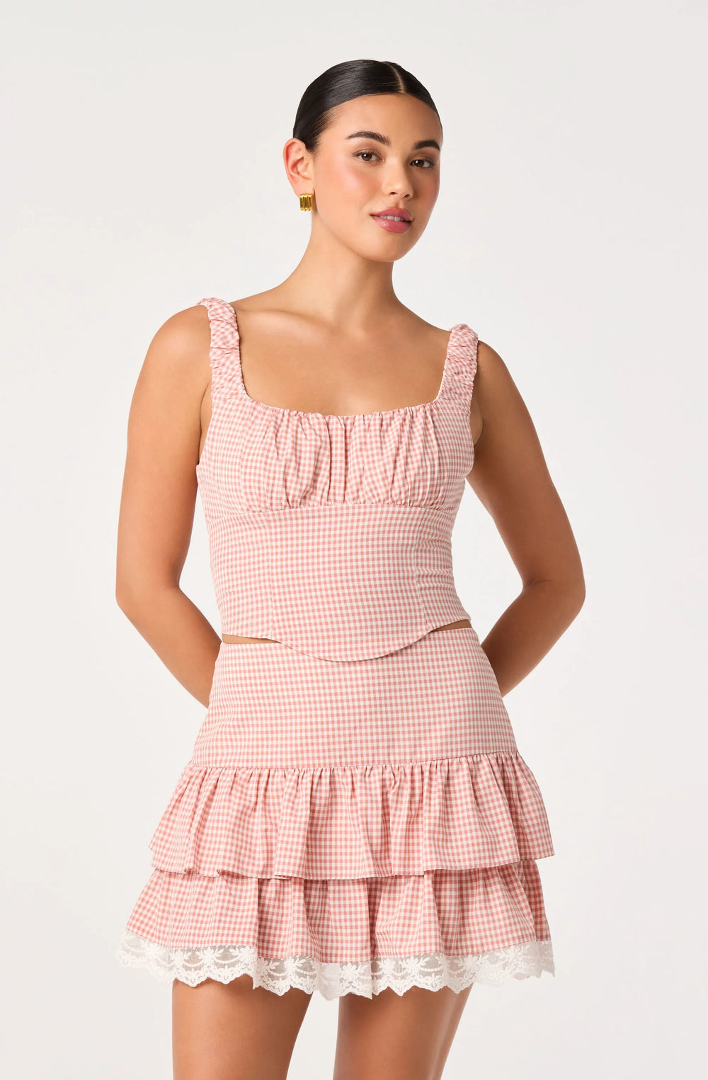 Pink gingham