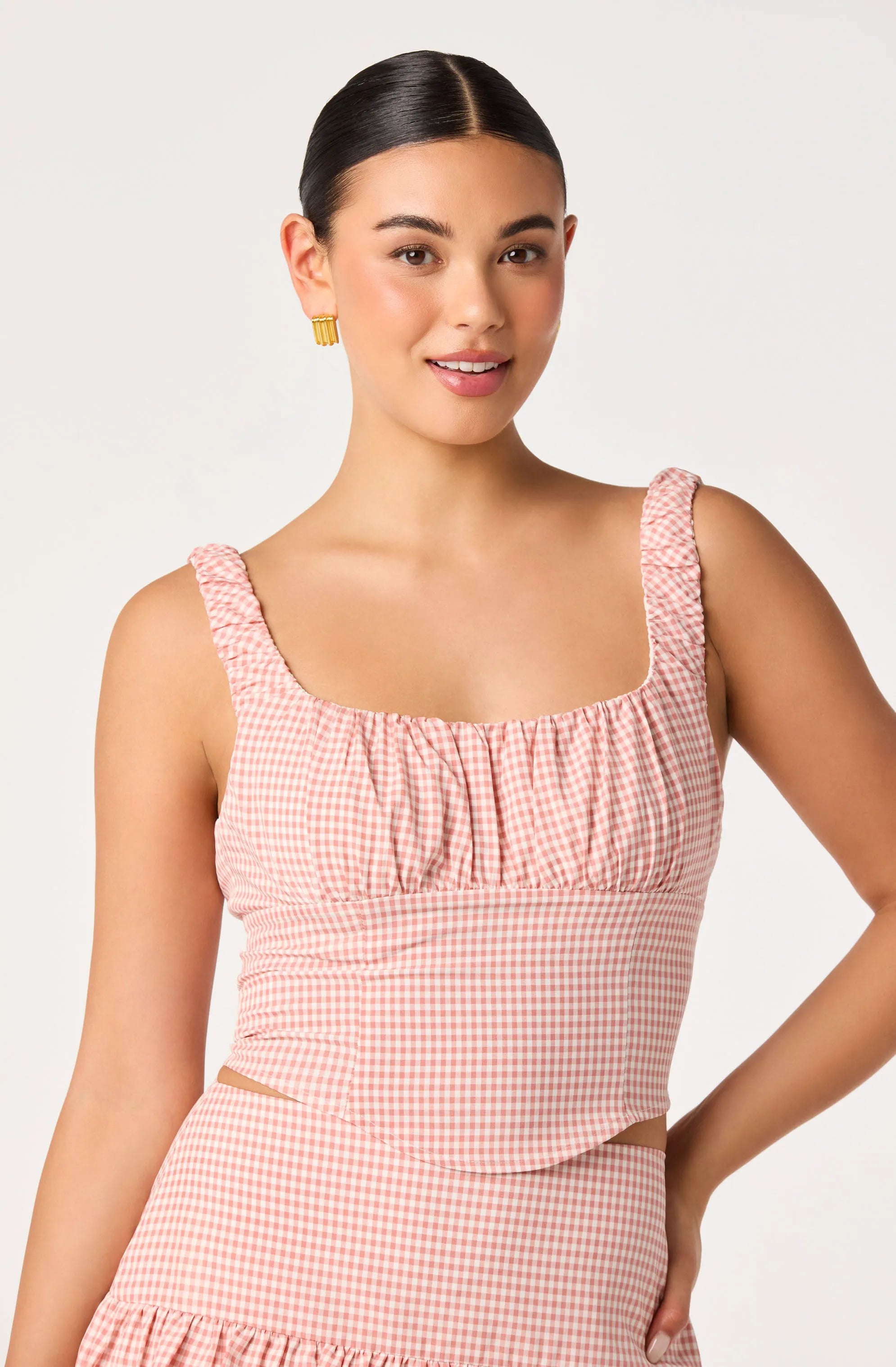 Pink gingham