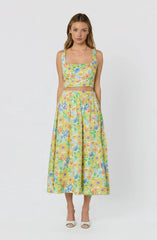 Yellow multi floral