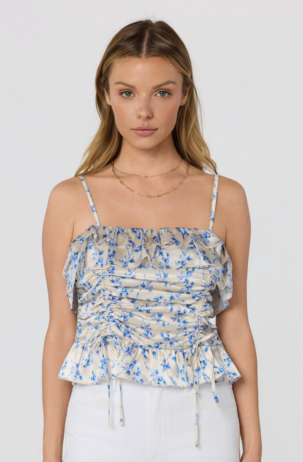 Blue ditsy floral