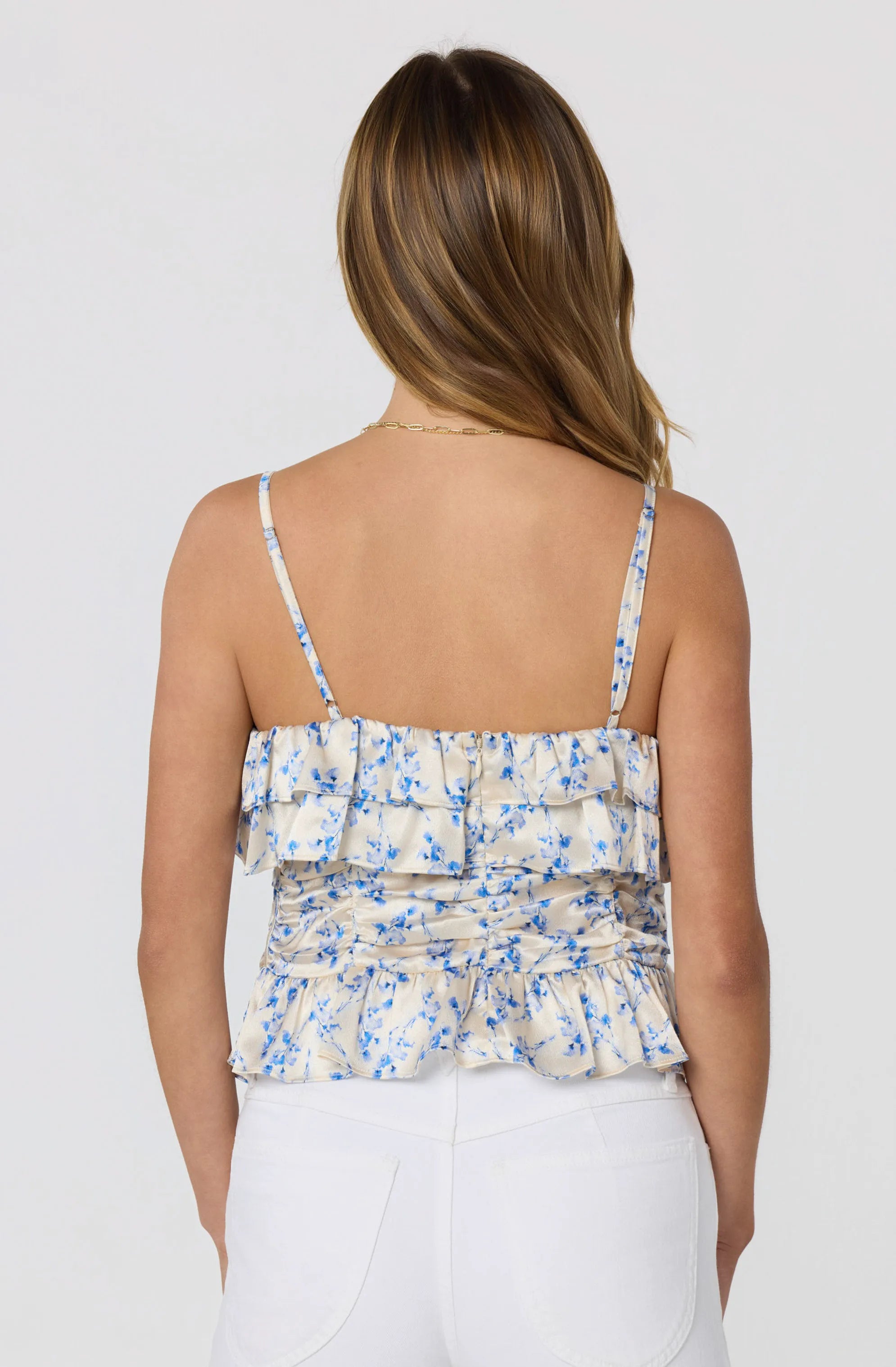 Blue ditsy floral