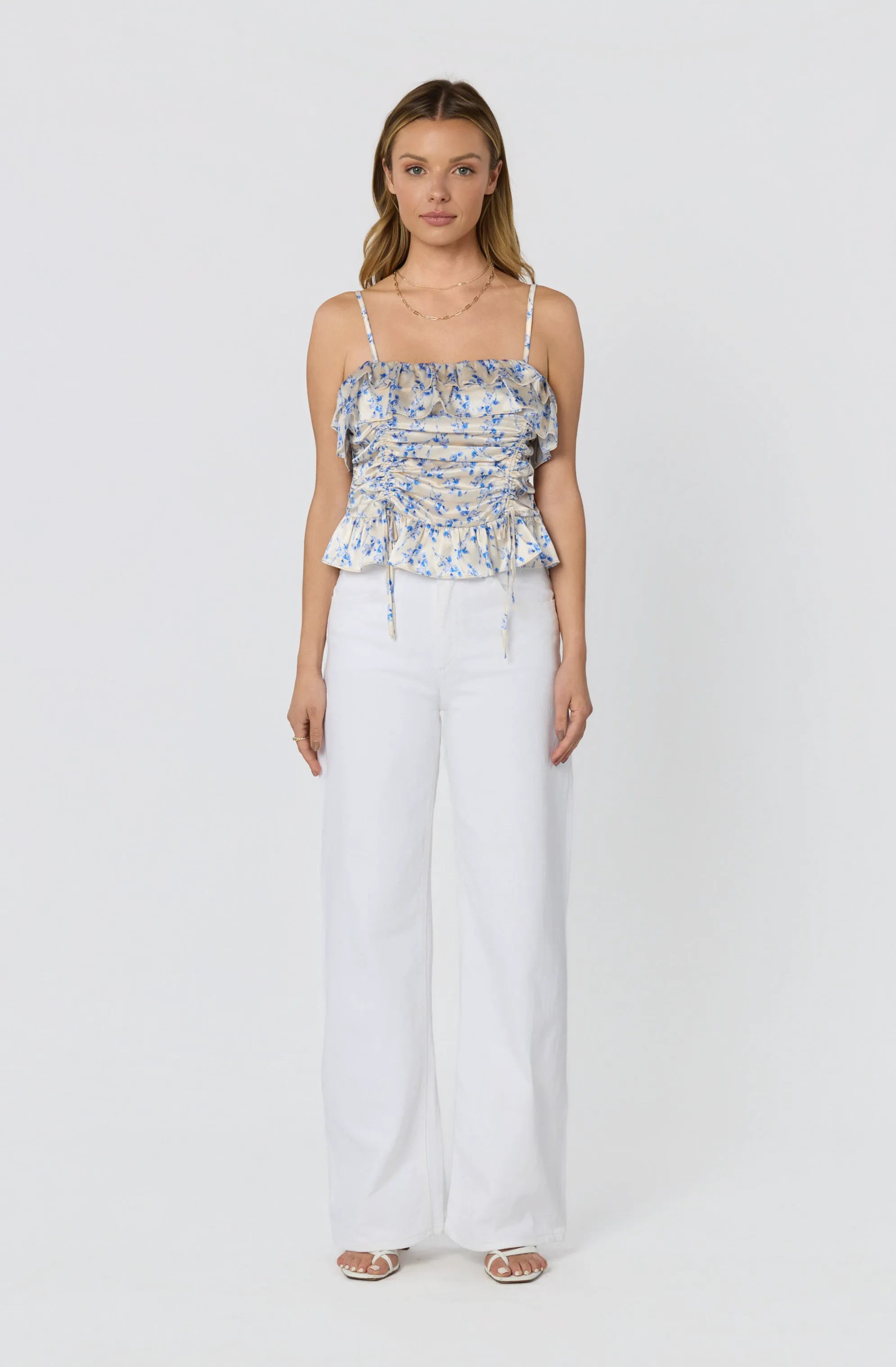 Blue ditsy floral