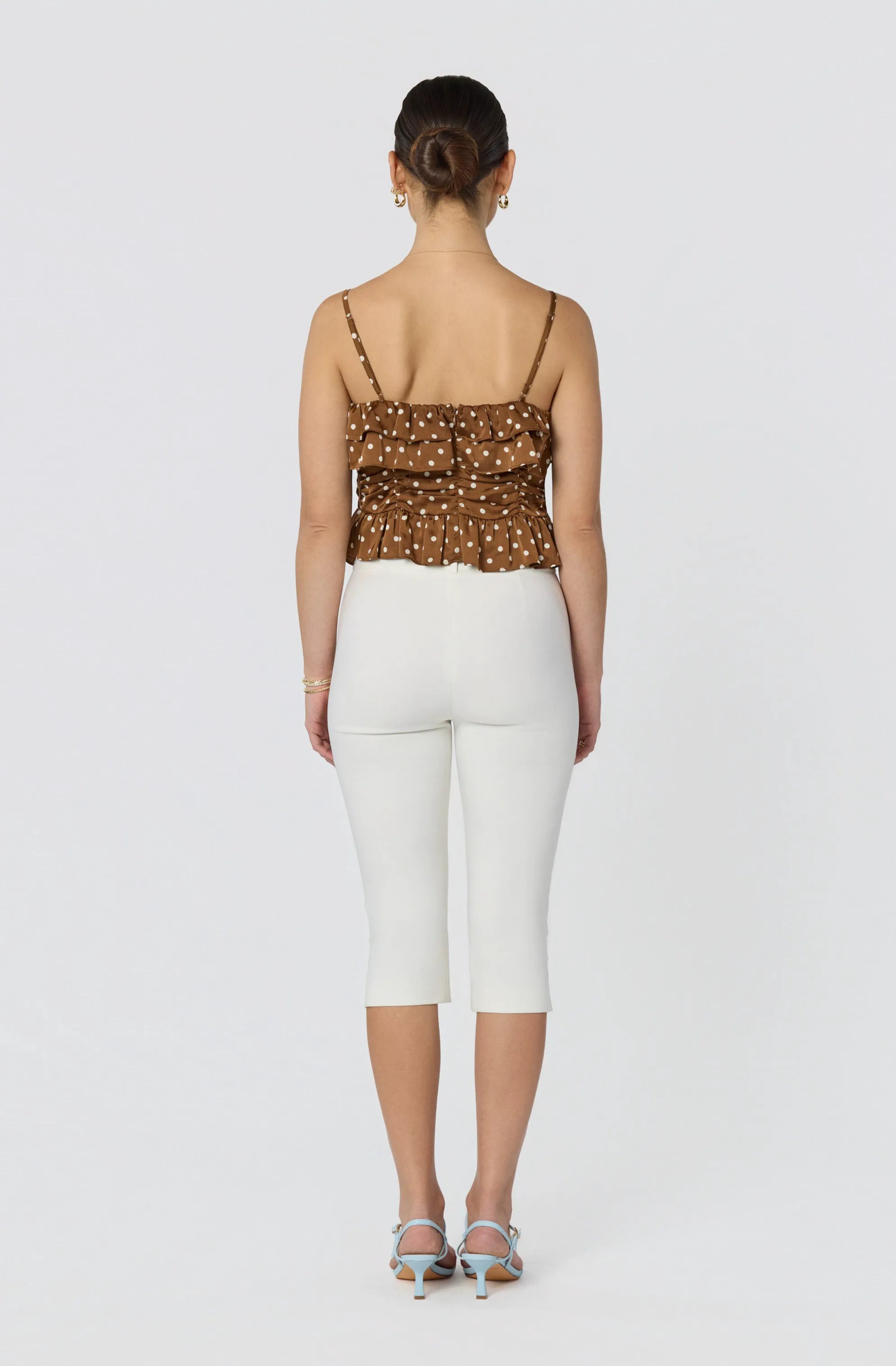 Brown polka dot