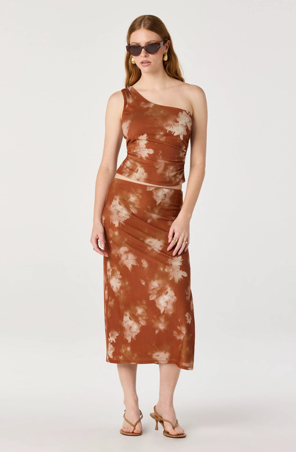 Brown floral