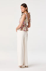 Ivory multi floral