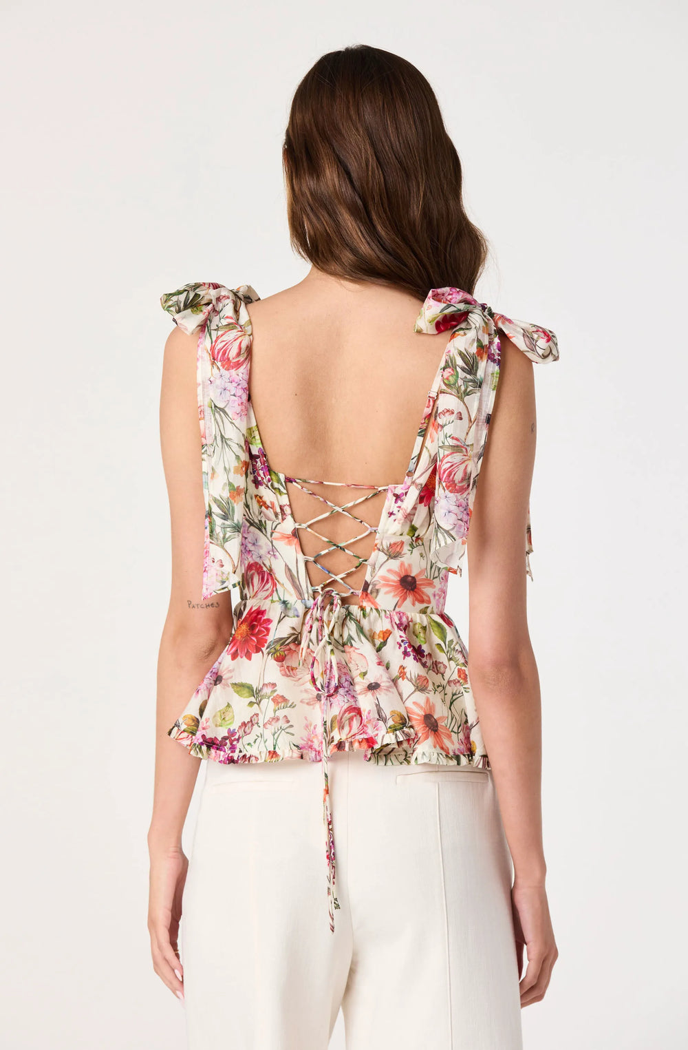 Ivory multi floral