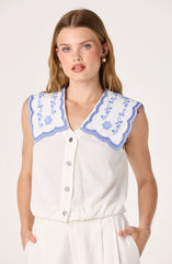 White blue