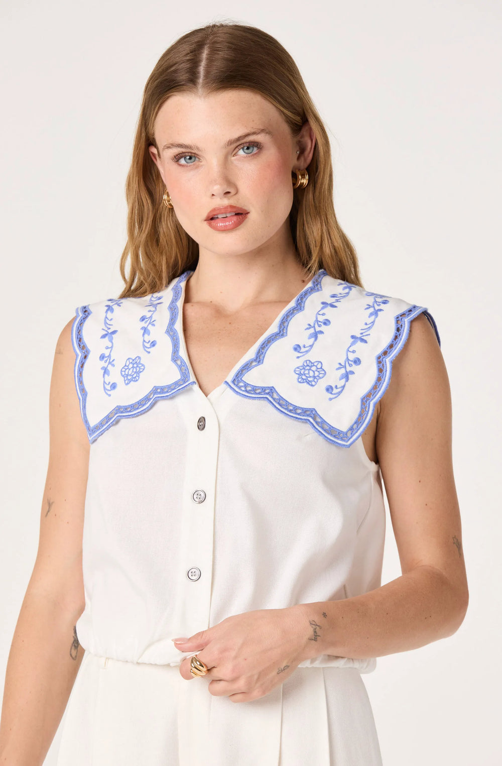 White blue