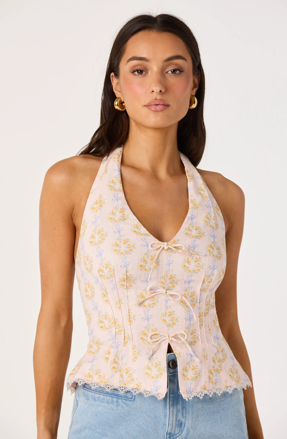 Blush multi floral