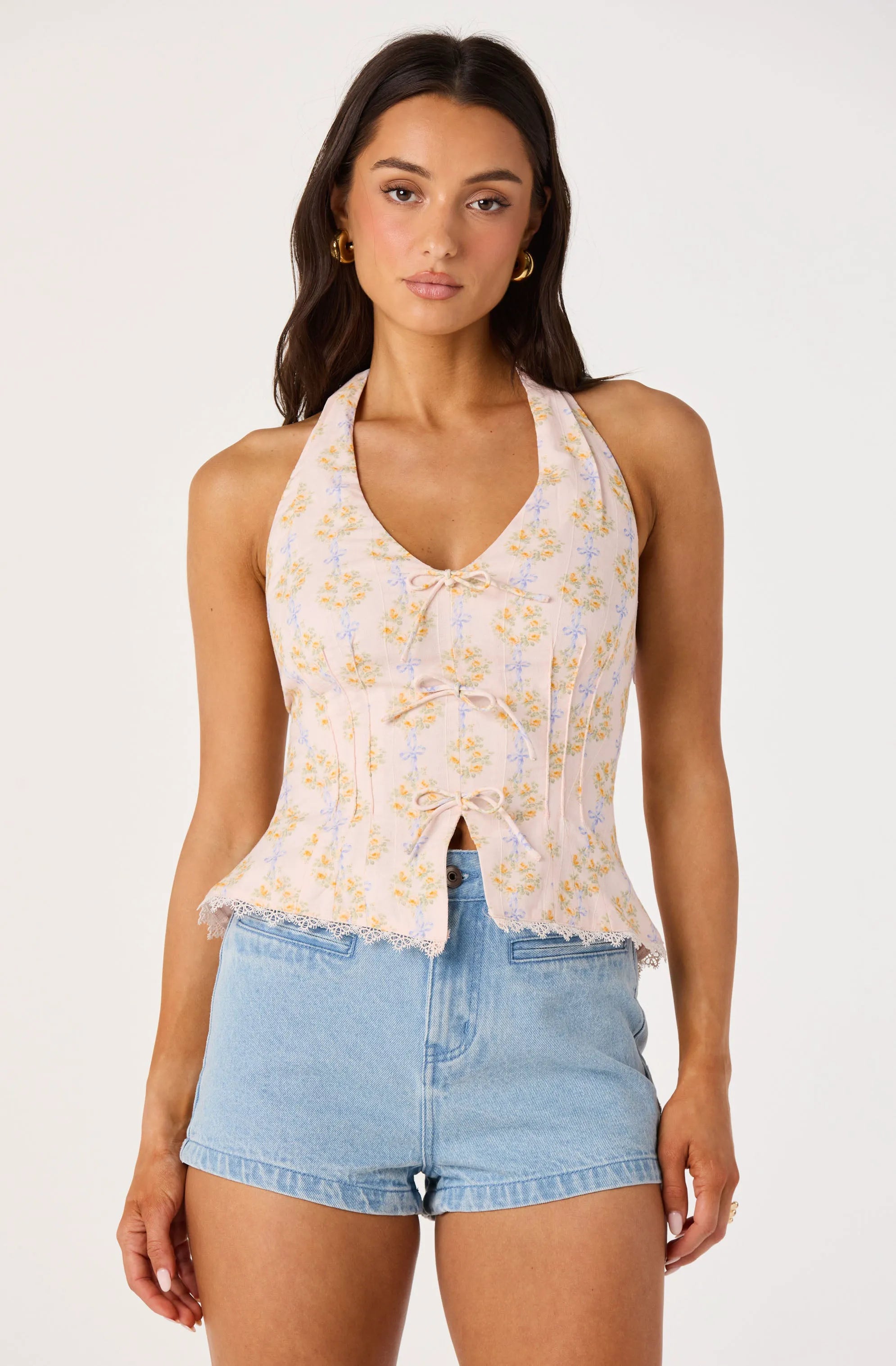 Blush multi floral